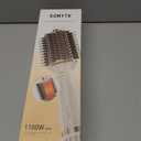 Upgraded 2-in-1 Volumizer - Blow Dryer Brush + Heated Comb Dual - Hair Drying & Styling, Salon Blowouts, Less Frizz, More Shine, and Reduced Heat Damage Hair Dryer Brush for All Hair Types