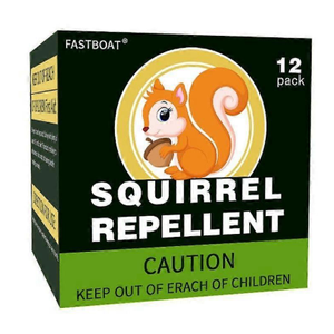 Squirrel Repellent 12 Pack, Chipmunk Repellent Outdoor