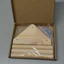 Wooden Chick Perch Stand, Pine Chicks Roosting Bar, Jungle Gym Perch Toys for Chicken Coop & Brooder, Bird Perch for Baby Chicks & Parrots (Small)