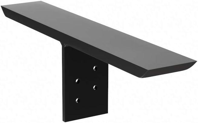 T-Bracket Hidden Countertop Support Bracket  Heavy Duty Countertop Overhang Support for Granite, Quartz, & Stone Surfaces  Invisible Flush-Mount Island & Bar Support (Steel 22 Inches)