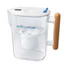 Epic Water Filters Pure Filter Pitchers for Drinking Water, 10 Cup 150 Gallon Filter, Tritan BPA Free, Removes Fluoride, Chlorine, Lead, Forever Chemicals (White & Bamboo)