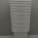 HG9X9SW 9"x9" White10" Tall.Plastic Square Nursery Pots,Light Tight and Durable Thickened (6)