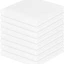 Homaxy 100% Cotton Waffle Weave Kitchen Dish Cloths, Ultra Soft Absorbent Quick Drying Dish Towels, 12 x 12 Inches, 8-Pack, White
