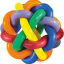 Multi Pet Nobbly Wobbly Dog Rubber Ball-Medium, for Small breeds