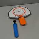 ArtCreativity Mini Basketball Hoop Trash Can Set, Includes Clip-On Hoop with Backboard, Inflatable Ball and Pump, Fun Indoor Basketball Hoop for Kids, Office Toys, Trashketball Classroom Games