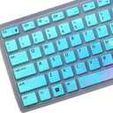 Keyboard Cover for Dell Pro KM5221W KM7321W & Pro KB500 Keyboard, Dell Pro KM5221W Desktop Keyboard Cover Protector-Colorful