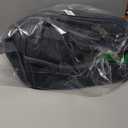 Travel Bag With Wheels for Airplane, Waterproof Padded Car Seat Carrier Backpack for Airport, Fits Infant & Convertible Seats, Black