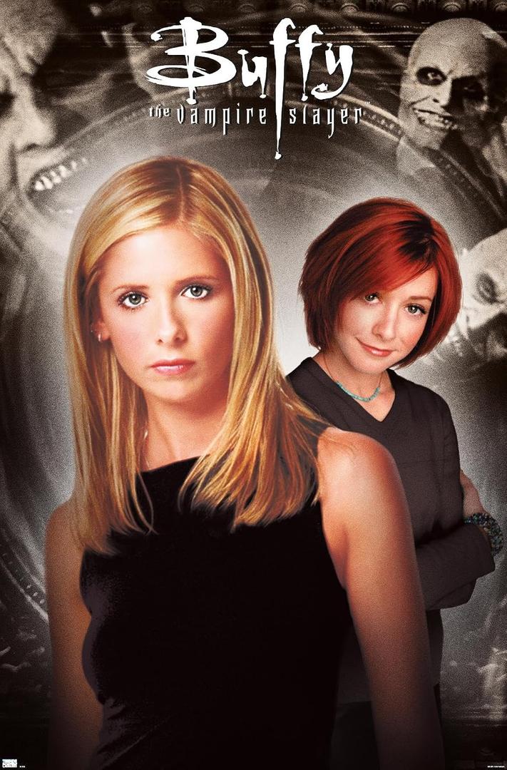 Trends International Buffy the Vampire Slayer - Season 4 One Sheet Wall Poster, 22.37" x 34.00", Premium Unframed Version