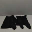 Zhanmai 2 Pairs Thigh High Men's Compression Socks 20-30 Mmhg Compression Stocking with Silicone Grip Men's Dress Socks (Large)