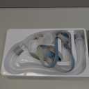 Upgrade Nasal Pillow Under The Nose Silicone Mask Assembly, Replacement Accessory with Headgear, Frame, Tube and 3 x Nasal Pillow