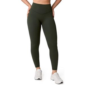 Hugcurve No Front Seam High Waisted Workout Leggings for Women Buttery Soft Yoga Pants Gym Athletic Tights - 25'' (X-Small)