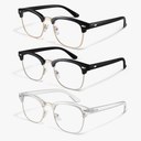 racico Computer Blue Light Blocking Glasses Blue Light Glasses Men Women, Anti Blu-Ray Clear Gaming Glasses Lenses