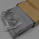 FENTEC 24 Pockets Over the Door Shoe Organizer Hanging Shoe Organizer for Closet, Space Saving Mesh Large Pocket Shoe Storage and Organizer, Shoe Holder for Apartments Garages, Grey 1 Pack