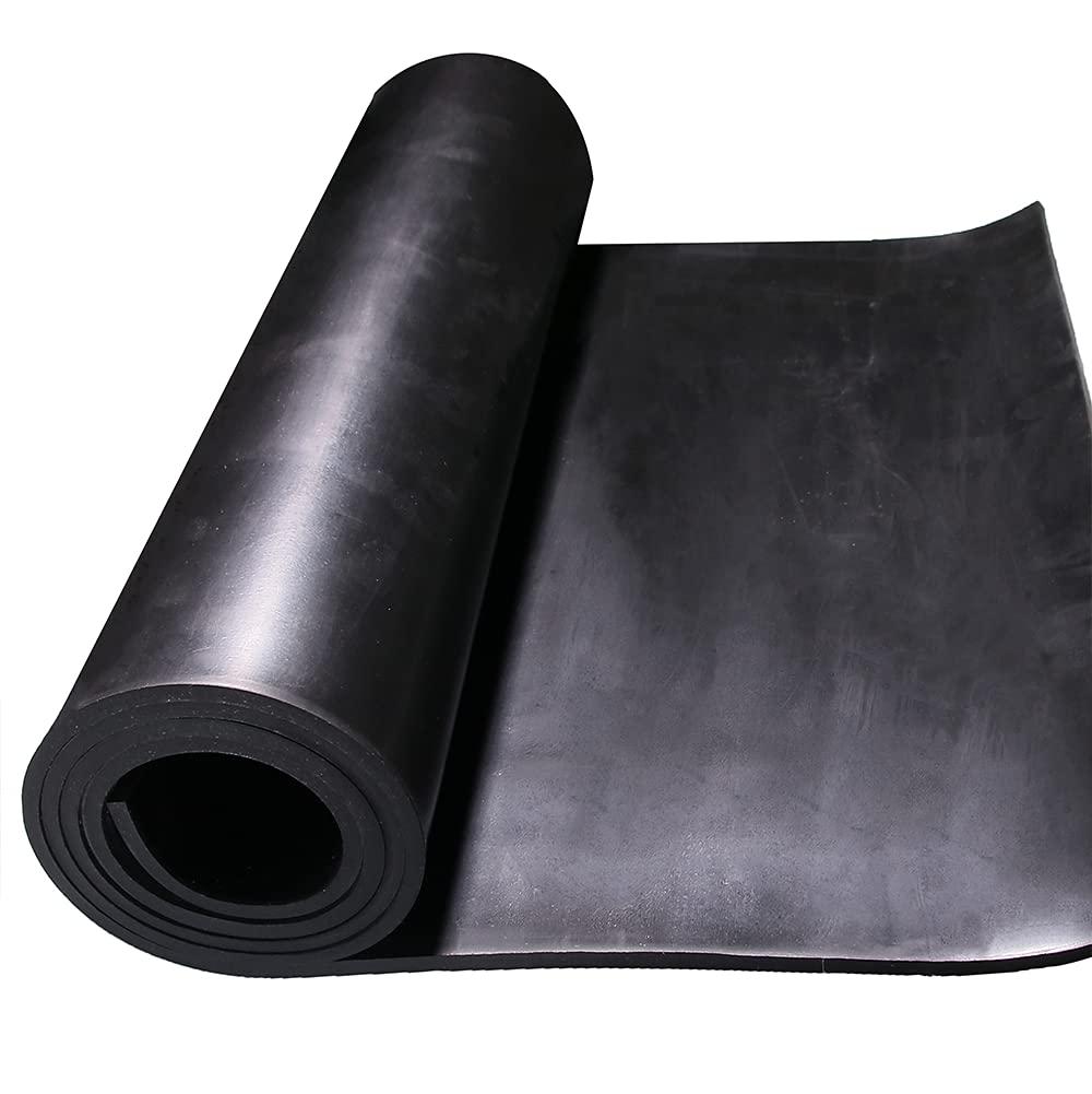 Neoprene Rubber Sheet Roll 3/16" (.187") Thick x 12" Wide x 48" Long for DIY Gaskets, Pads, Seals, Crafts, Flooring,Cushioning of Anti-Vibration, Anti-Slip