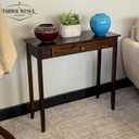Solid Acacia Console Table w/Drawer, 32 inches x 12 inches x 30 inches