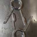 Fitvids Barbell Weight Set, Cast Iron 1" Standard Weight Plates Including 2x10kg, 4x5kg, 2x2.5kg