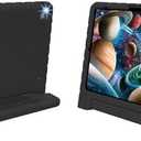 BILLISGOVA for iPad Pro 13 inch Case 2024, Shockproof Kids iPad 13 Pro Case, Protective Cover for iPad Pro 13 M4 with Pencil Holder, Anti-Slip Handle Stand, Black
