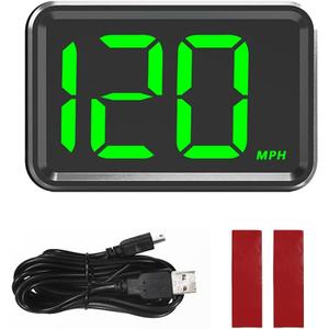 Heads Up Display for Cars Windshield with MPH Speed,HUD Display Digital Speedometer for Car Used USB Plug,Universal GPS Speedometer for Car Accessories Fit for Cars SUVs Trucks MP/H