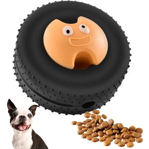 Treat Dispensing Dog Toys, Interactive Dog Puzzle Toys for Boredom Relief & Training, Teeth-Cleaning Chew Toys, Slow Feeders for Small & Medium Dogs
