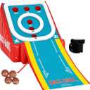Flybar FunPark Giant Inflatable Skee-Ball Game, 11 Ft Backyard Outdoor Games for Kids & Adults, 4 Balls & Electric Air Pump Included, Yard Games Carnival Game for Family, Indoor Outdoor Party, Ages 6+, Large