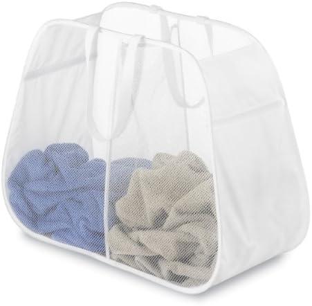 Whitmor Pop & Fold Double Laundry Hamper