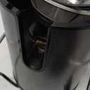 QCen Juicer Machine, 500W Centrifugal Juicer Extractor with Wide Mouth 3 Feed Chute for Fruit Vegetable, Easy to Clean, Stainless Steel, BPA-free (Black)