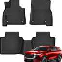 AUXKO All Weather Floor Mats for Mazda CX5 2026 CX-5 | High Wall,All-Weather,All Season,Odorless,Anti Slip,Rain&Salt Resistant,TPE Material,Black,Accessories,Pet Friendly
