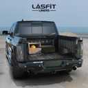 LASFIT 6.4FT Truck Bed Mat for Ram 1500 2006-2018 & Ram 2500/3500 2006-2026 & 1500 Classic 2019-2024 (6FT4/76.8 inches), NOT for Optional Rambox, All Weather Custom Fit TPE Truck Bed Liner