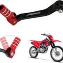 JFG RACING Motorcycle Gear Shifter Shift Lever Folding Tip CNC for CRF250F 19-23 CRF150F 03-17 CRF230F 03-17 19 XR150L 15-23 Red