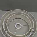 Lamp Shades for Floor Lamps Hanging Lamp Pendant Light Replacement, 3-Tier Drum Lamp Shade with Beige Fabric for Living Room Dining Hall Bedroom (Beige)