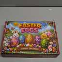 ZMCINER 12 Prefilled Easter Eggs with Plush Filled Easter Eggs with Inside for Easter Basket Stuffers, Easter Party Favor