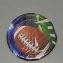 Creative Converting 331933 Football Party Dinner Plates Brown