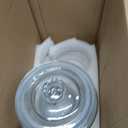 Gallon Beverage Dispenser, Stainless Steel Spigot Drink Dispenser for Parties with Stand, Clear Glass Drink Container Easy to Refill and Clean