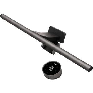 BenQ ScreenBar Halo 2 LED Monitor Light Bar - Wireless Controller, Backlight, Motion Sensor, Adjustable Brightness/Color Temperature, Eye-Care, No Screen Glare, Fits Curved Monitor, Monitor Accessory