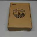 Little World Soap Dispenser for Kitchen, Stainless Steel Pump and Wood Tray, Bathroom Decor Dispenser for Foaming Hand Soap, Dish Soap and Lotion, Black & Black