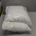 Oubonun 16 x 16 Throw Pillow Inserts, Firm and Fluffy Decorative Square Pillows for Couch Bed Sofa with Soft Cotton Cover White Cushion with Down Alternative Pack of 2