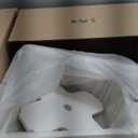 Lattice Design Outdoor Planter Box - 14.75 Square 13 Tall White Plant Pot - Decorative Plant Pots for Front Porch Decor - Flower Pots Outdoor Planters for Porch Patio or Garden Decor by Pure Garden