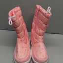 Apakowa Kid's Girls Cold Weather Snow Boots (Toddler/Little Kid) (Pink2)