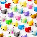 24 Packs Easter Axolotl Mochi Squishy Toy,Easter Basket Stuffer,Bulk Stress Relief Fidget Toy,Axolotl Easter Egg Fillers Hunt Spullies Party Favors Classroom Gifts