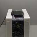 Aeitto Nugget Ice Maker Countertop, Pellet Ice Machine Soft Chewable Ice 40lbs/Day, One-Click Operation, Auto Self-Cleaning Crushed Ice Makers Stainless with Scoop for Home/Kitchen/Office (Black)