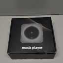 Desktop Vertical CD Player with Speakers HiFi, Portable CD Players for Home, Bluetooth, Remote Control, LED Screen, FM Radio, U Disk, AUX Port, Compatible Formats, Wired, White, Gift