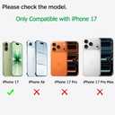 Battery Case for iPhone 17, Upgraded 10000mAh Pack Rechargeable Charger Case Support Carplay with Wireless Charging Compatible for iPhone 17 (6.3 inch) External Battery Charging Cover (Black)
