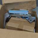 4Pcs 8" Swivel Bunk Bracket Kit - Fits 3"x3",2"x3",1.5"x3" Boat Trailer Crossmembers - Includes Adjustable Brackets & Square U-Bolts, Nylon Nuts, Washers