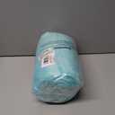 Tuddrom Decorative Extra Soft Faux Fur Throw Blanket 70"x78",Solid Reversible Fuzzy Lightweight Long Hair Shaggy Blanket,Fluffy Cozy Plush Fleece Comfy Microfiber Blanket for Couch Sofa Bed,Teal Blue