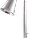 Free Standing Food Heat Lamp Single Bulb Food Warmer Light Buffet Warming Food Lamp Commercial Grade Stainless Steel (Single Head(Silver))