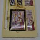 Boys Blessed Sacrament Deluxe First Communion Gift Box Set with Candle