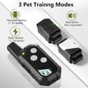 Shock Collar for Dogs, Dog Training Collar with Remote Control for 2 Dogs, 3 Training Modes with Beep, Vibration and Satic, Waterproof, Rechargeable for Large Medium Small