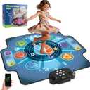 Upgraded Dance Mat for Kids with Wireless Bluetooth, 5 Game Modes, LED Lights,Electronic Music Game Dance pad Floor Toys for Girls Boys Birthday Gifts Ages Toddlers 3-5 4-8 8-12 Year Old