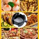 2 x Katbite Air Fryer Parchment Paper Liners 120Pcs, 7.5 inch Perforated Parchment Paper, Heavy Duty & Non-stick Round Parchment Paper for Air Fryer Basket, Bamboo Steamer, Metal Steamer