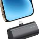 Charmast Small Portable Charger for iPhone 16/15, 5000mAh Ultra-Compact 20W PD Fast Charging USB C Power Bank Mini Battery Pack Compatible with iPhone 16/16 Pro Max/15/15 Pro Max, Samsung S24